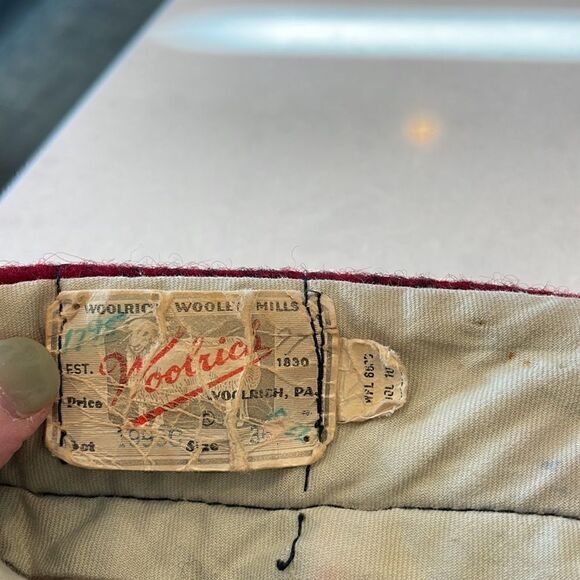 Woolrich men’s wool pants size 36 excellent condition tag still intact. - Picture 6 of 11